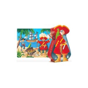DJECO-Puzzle Silueta El Pirata