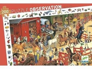 DJECO Puzzle de observación Equitación