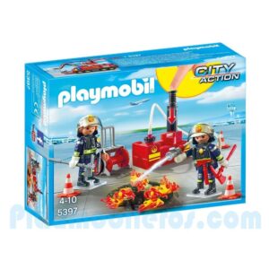 PLAYMOBIL-Equipo de Bomberos