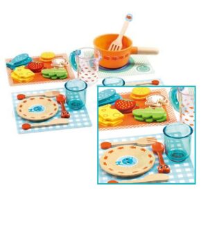 DJECO-Juego Imitacion Mesa Gattitos