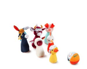 LILLIPUTIENS-Juego de bolos Granja