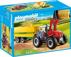 Playmobil Tractor con Remolque