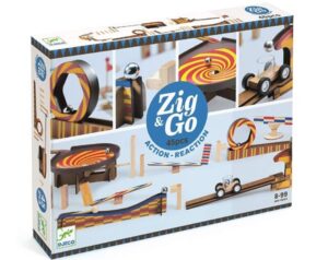 Djeco Zig & Go 45 piezas, circuito creativo
