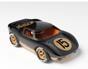 PLAYFOREVER Car Mini Ken Cave Black Gold